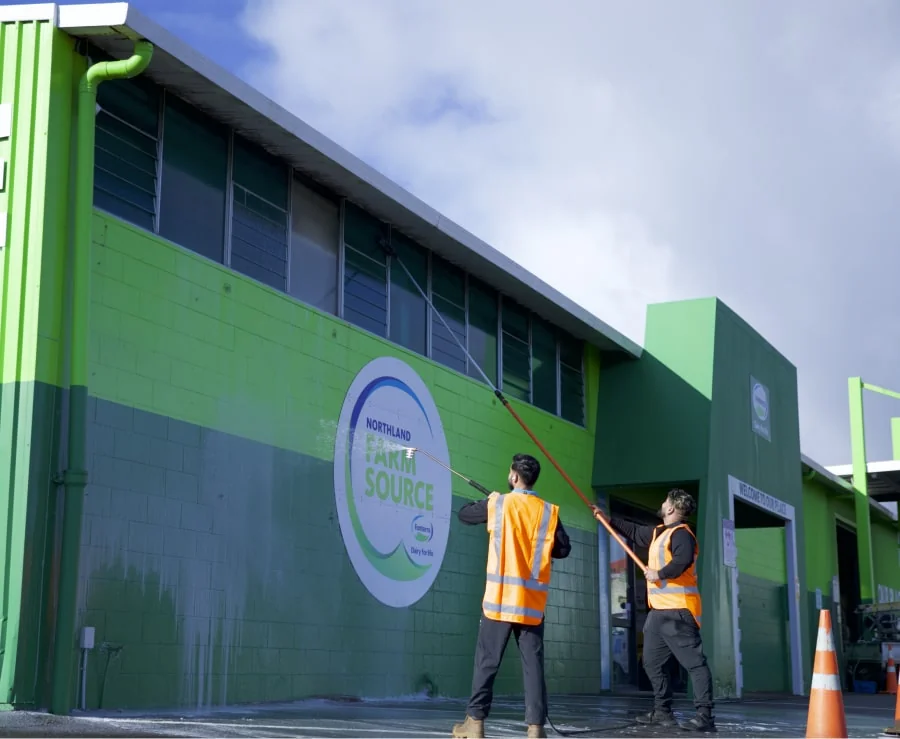 Legit Water Blasting commercial building wash Auckland